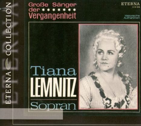 Tiana Lemnitz singt Arien, CD