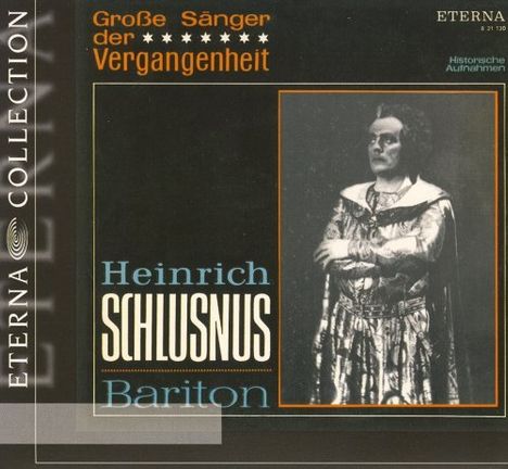 Heinrich Schlusnus singt Arien, CD