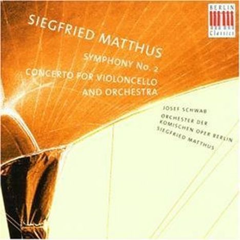 Siegfried Matthus (1934-2021): Symphonie Nr.2, CD
