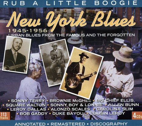 New York Blues 45-56, 4 CDs