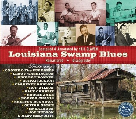 Louisiana Swamp Blues, 4 CDs