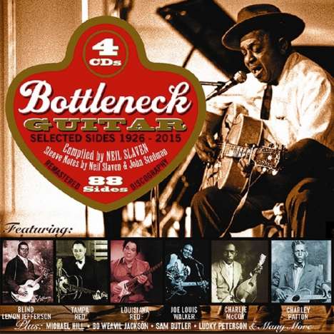 Bottleneck Guitar 1926 - 2015, 4 CDs