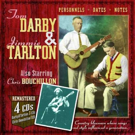 Darby &amp; Tarlton: Country Bluesmen Whose Songs &amp; Style Influenced A Generation, 4 CDs