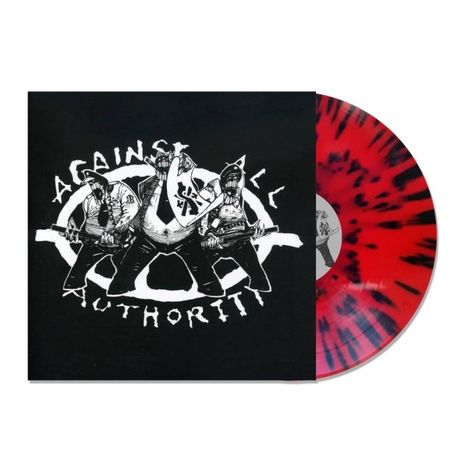 Against All Authority: 24 Hour Roadside Resistance (Red w/ Black Splatter Vinyl), LP