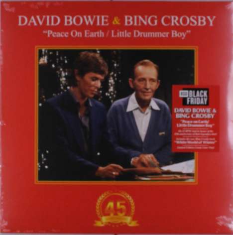 Bing Crosby &amp; David Bowie: Peace On Earth/Little Drummer Boy (RSD) (Limited Edition) (Candy Cane Vinyl) (45 RPM), Single 12"