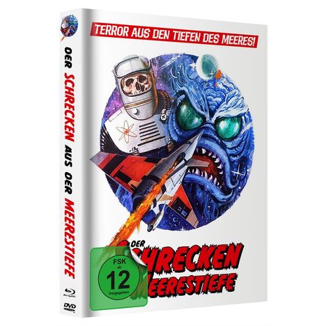 Der Schrecken aus der Meerestiefe (Blu-ray &amp; DVD im Mediabook), 1 Blu-ray Disc, 1 DVD und 1 CD