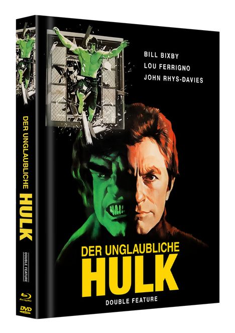 Der unglaubliche Hulk - Double Feature (Blu-ray &amp; DVD im Mediabook), 2 Blu-ray Discs und 2 DVDs