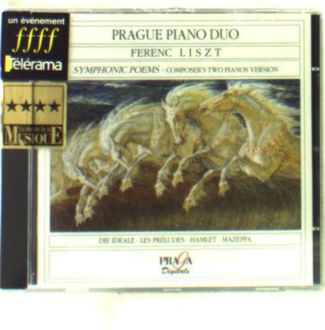 Franz Liszt (1811-1886): Les Preludes für 2 Klaviere, CD