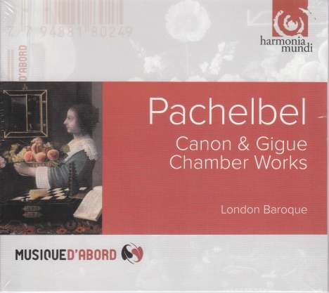 Johann Pachelbel (1653-1706): Musikalische Ergötzung für 2 Violinen &amp; Bc, CD