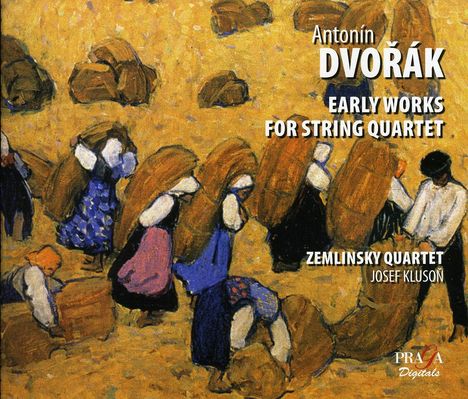 Antonin Dvorak (1841-1904): Streichquartette Nr.1-7, 4 CDs