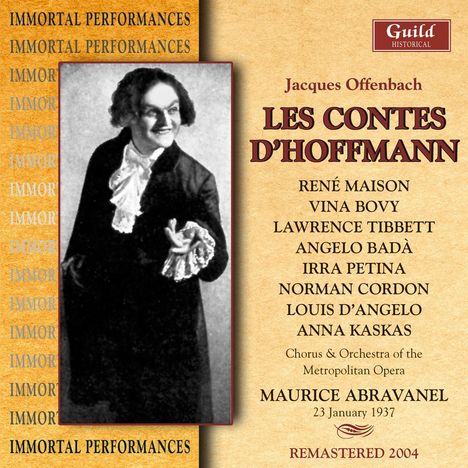 Jacques Offenbach (1819-1880): Les Contes D'Hoffmann, 2 CDs
