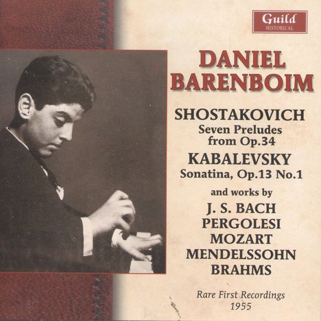 Daniel Barenboim - Rare First Recordings 1955, CD