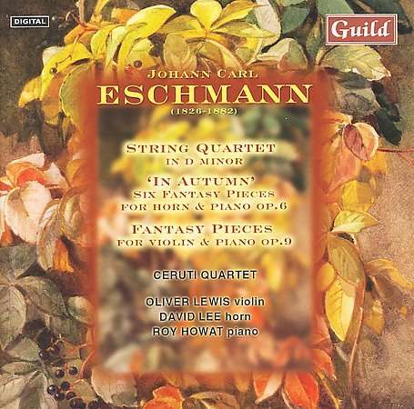Johannes Carl Eschmann (1826-1882): Streichquartett d-moll, CD