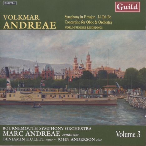 Volkmar Andreae (1879-1962): Symphonie F-Dur, CD