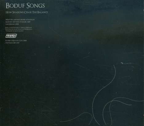 Boduf Songs: How Shadows Chase The Balance, CD