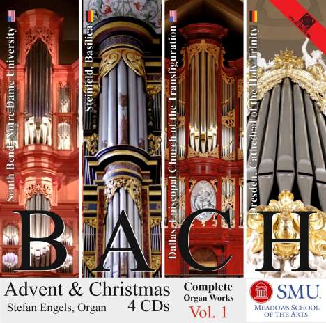 Johann Sebastian Bach (1685-1750): Sämtliche Orgelwerke Vol.1 - Advent und Weihnachten, 4 CDs