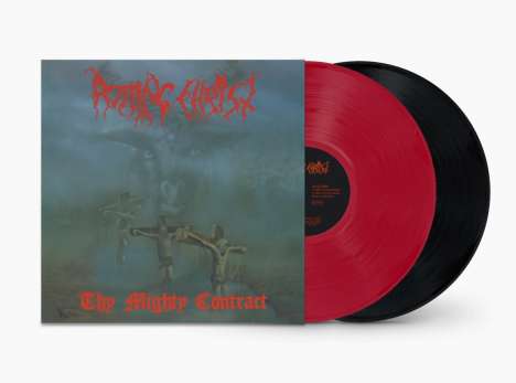 Rotting Christ: Thy Mighty Contract (30th Anniversary) (Limited Edition) (Red/Black Vinyl), 2 LPs