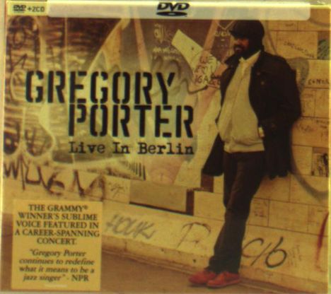 Gregory Porter (geb. 1971): Live In Berlin 2016 (Digipack), 2 CDs und 1 DVD