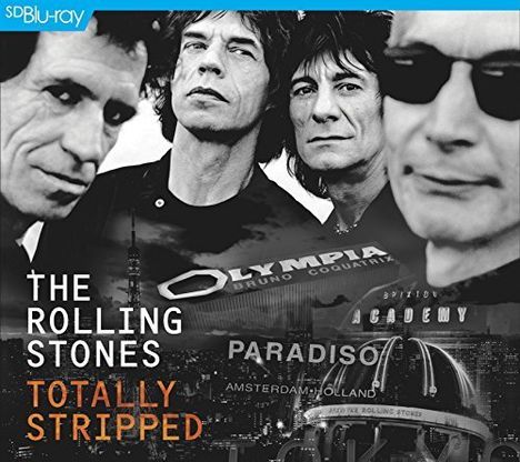 The Rolling Stones: Totally Stripped (SD Blu-ray) (CD-Format), 1 CD und 1 Blu-ray Disc
