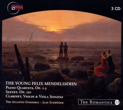 Felix Mendelssohn Bartholdy (1809-1847): Klavierquartette Nr.1-3, 3 CDs