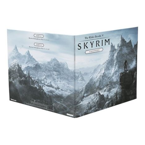 Filmmusik: Elder Scrolls V: Skyrim - Atmospheres (Clear/Black Splatter Vinyl), LP