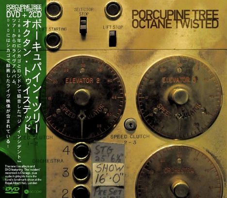 Porcupine Tree: Octane Twisted: Live 2010 (Special Edition Japan Optik), 1 DVD und 2 CDs