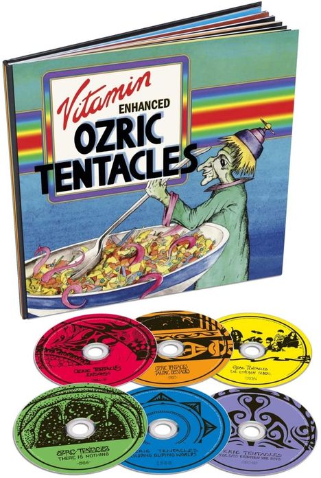 Ozric Tentacles: Vitamin Enhanced (Artbook), 6 CDs