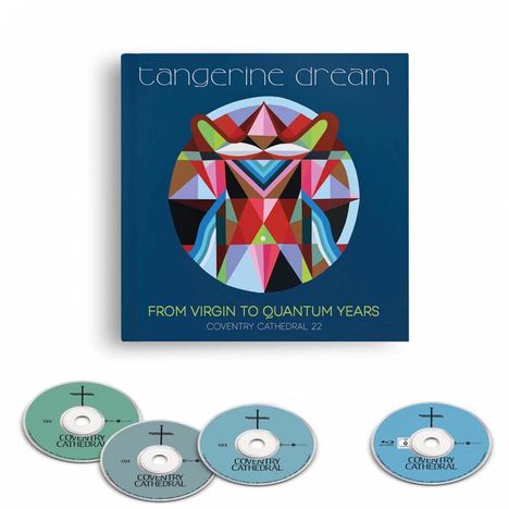 Tangerine Dream: From Virgin To Quantum Years: Coventry Cathedral 22 (Deluxe Edition), 3 CDs und 1 Blu-ray Disc