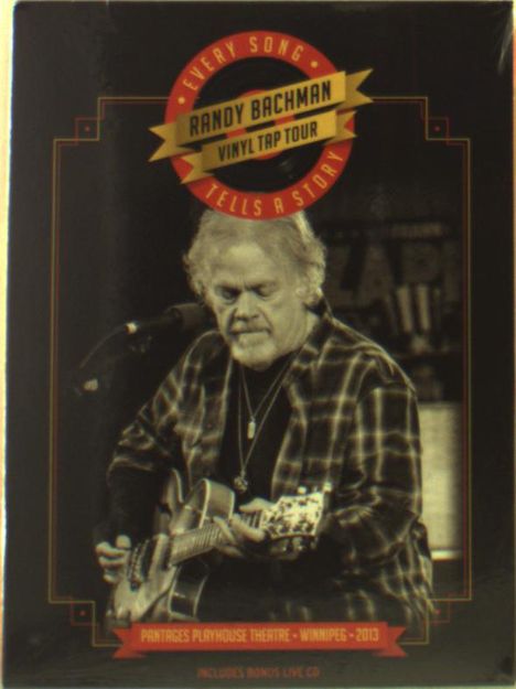 Randy Bachman: Vinyl Tap Tour: Every Song Tells A Story, 1 CD und 1 DVD