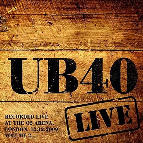 UB40: Live 2009 Vol.2 (Limited-Edition) (Red Vinyl), 2 LPs