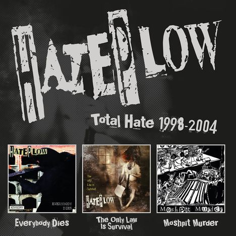 Hateplow: Total Hate 1998 - 2004, 3 CDs