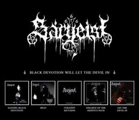 Sargeist: Black Devotion Will Let The Devil In, 5 CDs