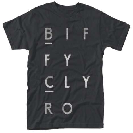 Biffy Clyro: Blocks Logo [Black,S], T-Shirt