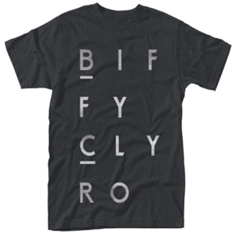 Biffy Clyro: Blocks Logo [Black,XXL], T-Shirt