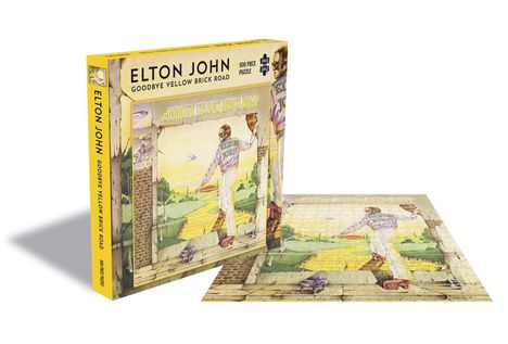 Elton John (geb. 1947): Goodbye Yellow Brick Road (500 Piece Puzzle), Merchandise