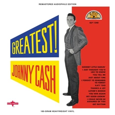 Johnny Cash: Greatest! (remastered) (180g) (Limited Edition) (Colored Vinyl), LP