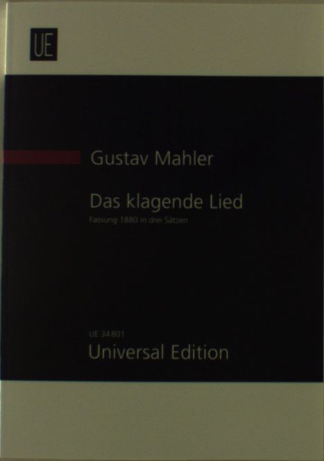 Mahler, Gustav      :Das klag. Lied /ST, Noten