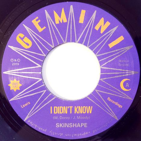 Skinshape: I Didn't Know / Horus: IDK Dub, Single 7"