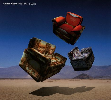 Gentle Giant: Three Piece Suite (5.1 &amp; 2.0 Steven Wilson Mix), 1 CD und 1 Blu-ray Audio