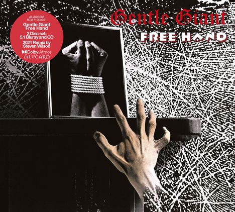 Gentle Giant: Free Hand (5.1 &amp; 2.0 Steven Wilson 2021 Remix), 1 CD und 1 Blu-ray Disc