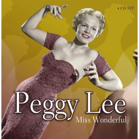 Peggy Lee (1920-2002): Miss Wonderful, 4 CDs