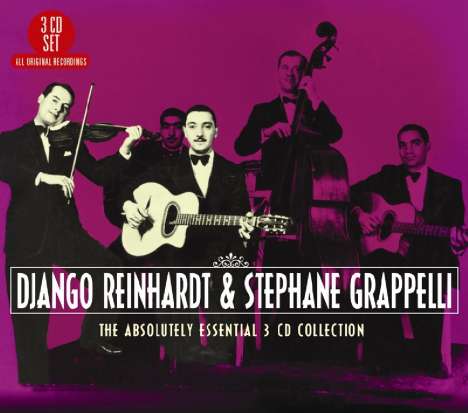 Django Reinhardt &amp; Stephane Grappelli: Absolutely Essential 3 CD Collection, 3 CDs