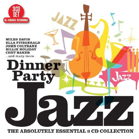 Dinner Party Jazz, 3 CDs