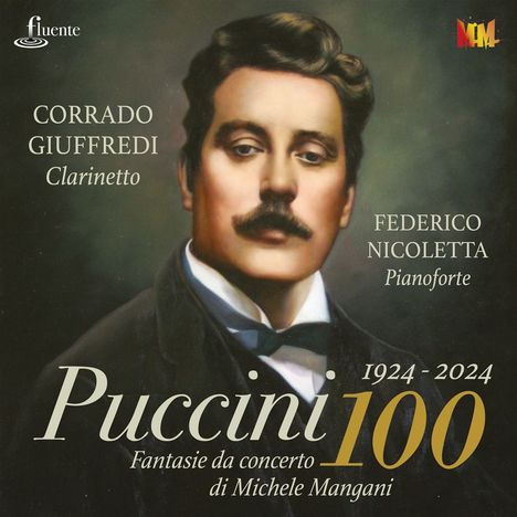 Michele Mangani (geb. 1966): Konzertfantasie für Klarinette &amp; Klavier "Puccini 100", CD