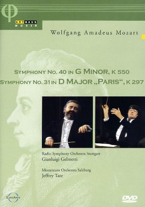 Wolfgang Amadeus Mozart (1756-1791): Symphonien Nr.31 &amp; 40, DVD