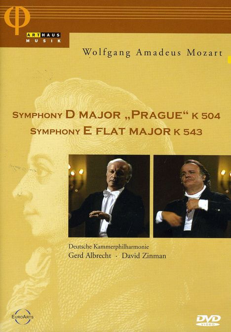 Wolfgang Amadeus Mozart (1756-1791): Symphonien Nr.38 &amp; 39, DVD
