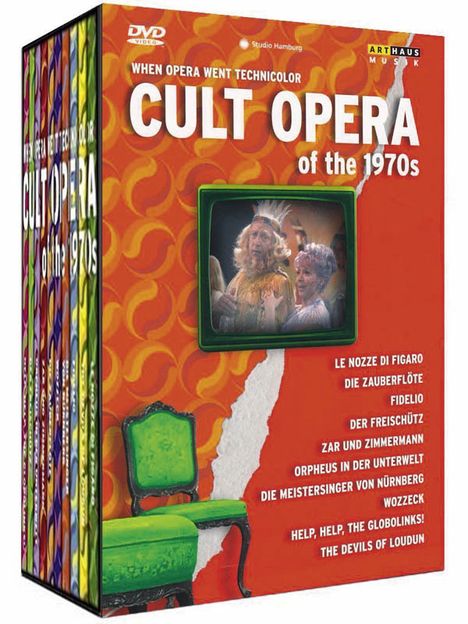 Cult Opera of the 1970s (When Opera went Technicolor), 11 DVDs