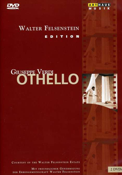 Giuseppe Verdi (1813-1901): Otello (Walter Felsenstein Edition), 2 DVDs