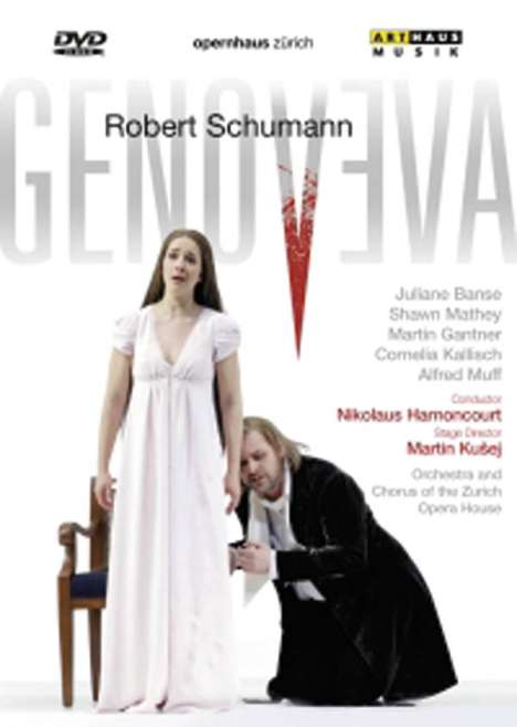 Robert Schumann (1810-1856): Genoveva op.81, DVD