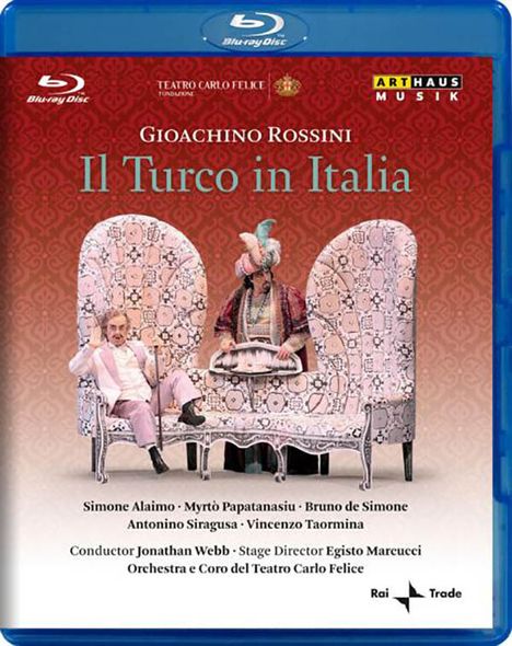 Gioacchino Rossini (1792-1868): Il Turco in Italia, Blu-ray Disc
